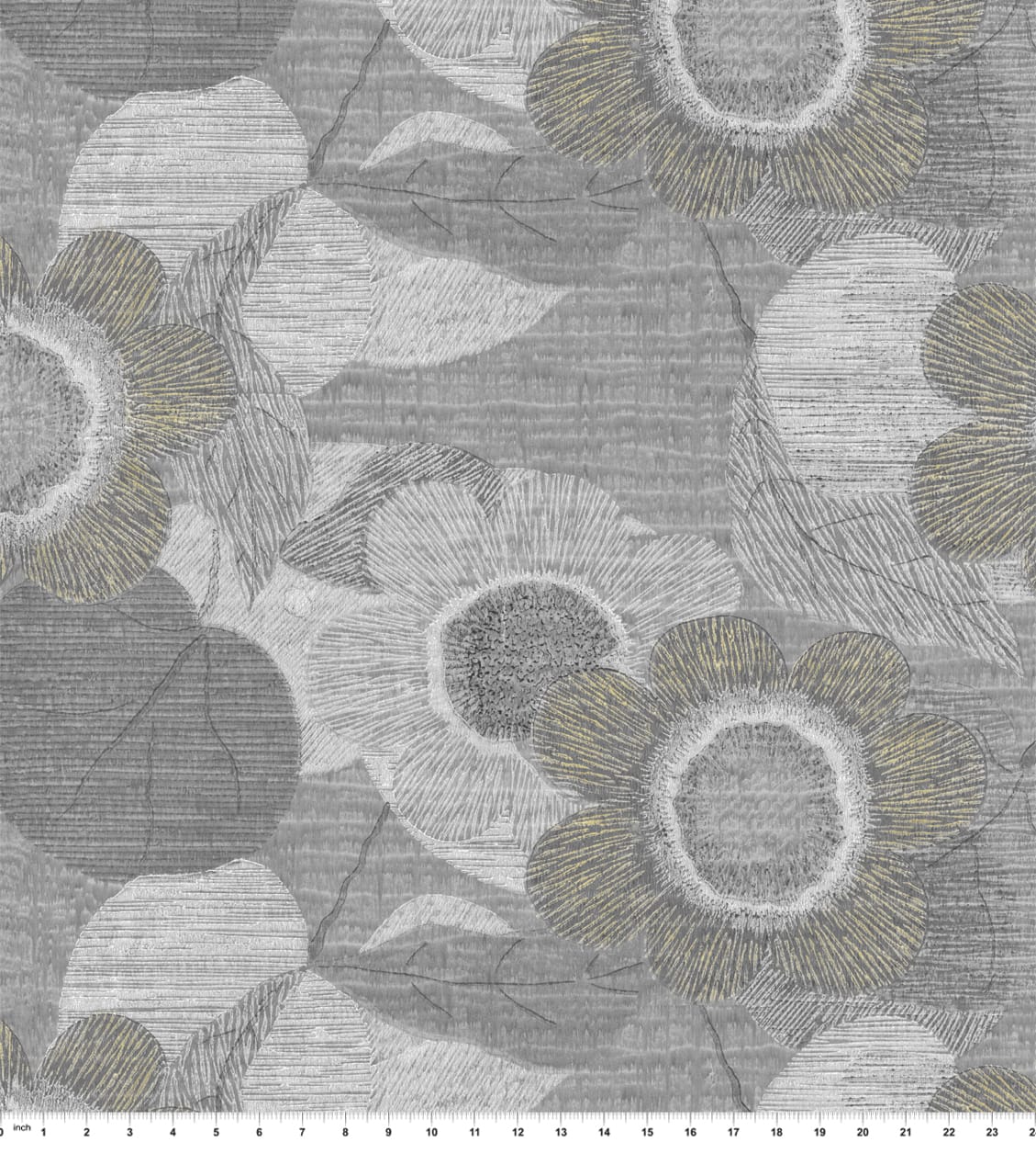 Springs Creative Modern Coastal Bellamy Raffia Gray Fabric